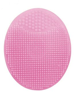 1Pc Siliconen Facial Cleaning Pad Gezicht Pore Meeëter Exfoliërende Cleanser Gezicht Spa Massager Brush Huid Reiniging Scrubber Tool roze