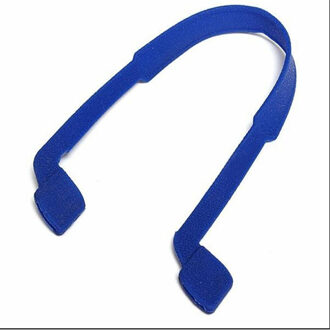 1Pc Siliconen Glazen Ketting Sport Duiken Waterdichte Band Sport Brillen Zonnebril Cord Holder Kids Adult Eyewear Accessoires blauw