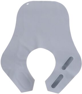 1Pc Siliconen Haircut Cape Waterdicht Wai Doek Kapper Gown Schort Kapper Accessoires (Blauw) grijs