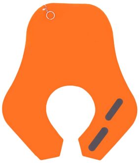 1Pc Siliconen Haircut Cape Waterdicht Wai Doek Kapper Gown Schort Kapper Accessoires (Blauw) oranje