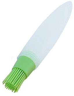 1Pc Siliconen Olie Fles Borstel Hoge Temperatuur Multifunctionele Barbecue Keuken Olie Borstel Siliconen Keuken Barbecue Tool groen