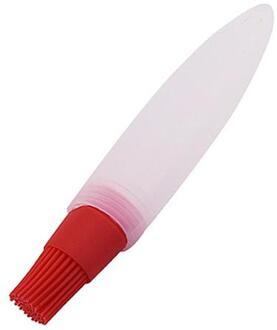 1Pc Siliconen Olie Fles Borstel Hoge Temperatuur Multifunctionele Barbecue Keuken Olie Borstel Siliconen Keuken Barbecue Tool Rood