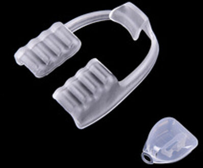 1Pc Siliconen Tandheelkundige Mouth Guard Stop Tandenknarsen Bruxisme Elimineren Balde Slaap Steun Voor Voor Boksen Basketbal