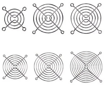 1PC Silvery Metal Wire Finger Guard For CPU Fan DC Fan Grill Guard Protector Nickel Plated 40/60/80/90/120mm