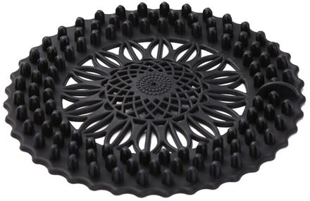 1Pc Sink Zeef Afval Plug Sink Filter Haar Afval Collector Keuken Badkamer Riool Theepot TXTB1 zwart