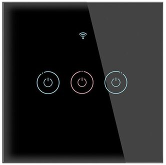 1Pc Smart App Wifi 433Mhz Smart Touch Switch Thuis Muur Button Voor Alexa En Google Home Assistent 110-250V Aan Uit 03