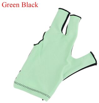 ! 1Pc Snooker Biljart Cue Handschoen Zwembad Linkerhand Open Drie Vinger Accessoire Fitness Accessoires ! groen