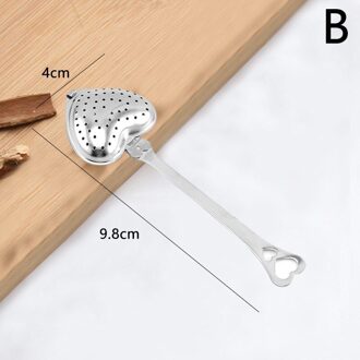 1Pc Spice Mesh Zetgroep Zilveren Bladeren Filter Rvs Filter Ball Mesh Kruiden Filter Lepel Zeef Keuken Tool