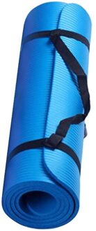 1Pc Sport Yoga Mat Kleine Grootte En Duurzaam Fitness Apparatuur Sport Matten Voor Beginners Verdikking Anti-Scheuren Yoga mat # Y5 Blauw