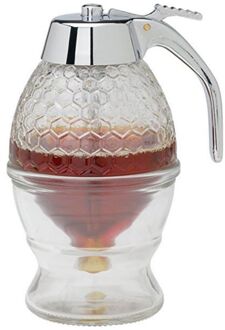 1Pc Squeeze Fles Honing Siroop Pot Dispenser Houdt Een Cup Bijenkorf Container Keuken Opslag Pot Keuken Accessoires 200ml