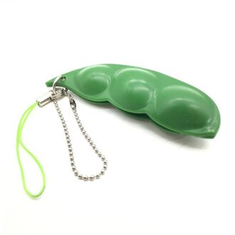 1Pc Squishy Oneindige Squeeze Edamame Bean Pea Uitdrukking Keten Sleutel Hanger Ornament Stress Verlichten Decompressie Speelgoed Antistress