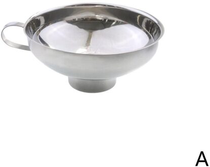 1Pc Staal Brede Mond Inblikken Trechter Rijst Granen Hopper Gadget Grote Voedsel Keuken Jar Trechters S6Q9