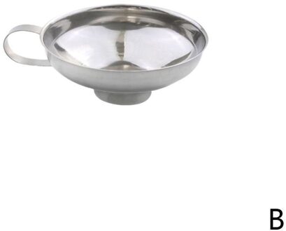 1Pc Staal Brede Mond Inblikken Trechter Rijst Granen Hopper Gadget Grote Voedsel Keuken Jar Trechters S6Q9