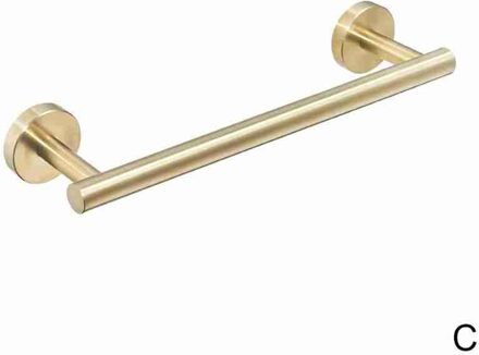 1Pc Staal Handdoek Houder Rek Wandmontage Handdoek Hanger Haak Bar Accessoires Badkamer Handdoek Organizer Plank Badkamer diep blauw