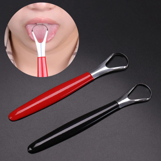 1PC Stainless Steel Hygiene Care Cleaning Brush Keep Fresh Breath Maker Tongue Cleaner Scraper Oral Brush Tongue Cleaner Tool