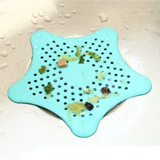 1Pc Star Vorm Plastic Keuken Mint Plan Bad Douche Drain Cover Afval Gootsteenzeefje Haar Filter Catcher huis Gadgets