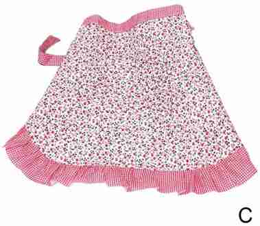 1Pc Stijl Korte Taille Keuken Schort Kant Half Taille Met Bib Keuken Party Voor Vrouwen Gunsten Maid Serveerster kostuum K7D5 roze