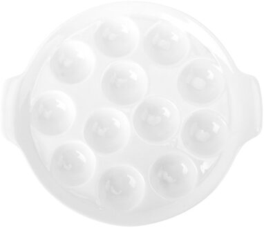 1Pc Sub-Verpakking Ovenschaal Keuken Bakken Plaat Slak Ovenschaal (Wit)