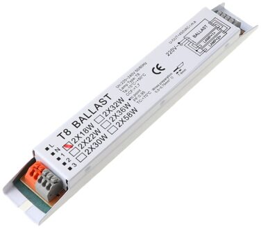 1Pc T8 220-240V Ac 2X58W Breed Voltage Elektronische Ballast Tl Lamp Voorschakelapparaten 2x18W