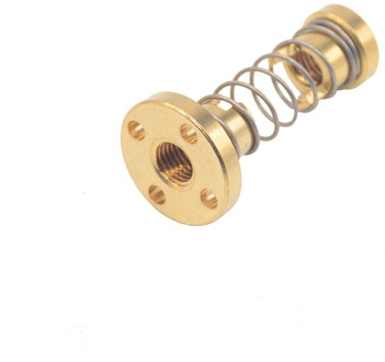 1pc T8 Anti Backlash Spring Loaded Nut Elimination Gap Nut for 8mm Threaded Rod Lead Screws DIY CNC 3D Printer Parts