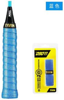 1Pc Taan TW090 Over Grip Badminton Tennis Grips Zweet Geabsorbeerd Zweetband Wraps Kranen Professionele Racket Accessoires blauw