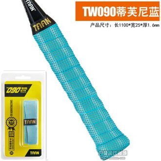 1Pc Taan TW090 Over Grip Badminton Tennis Grips Zweet Geabsorbeerd Zweetband Wraps Kranen Professionele Racket Accessoires Tiffany blauw