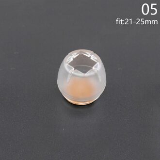 1Pc Tafel Mat Voet Cover Siliconen Nuttig Antislip Antislip Anti Vochtige Transparante Creatieve 05