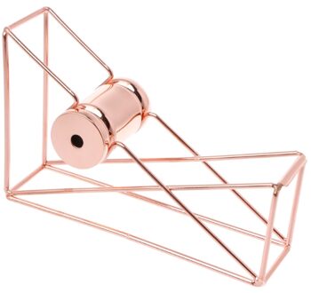 1Pc * Tape Cutter Rose Gold Hollow Tape Cutter Washi Organizer Briefpapier Kantoorbenodigdheden