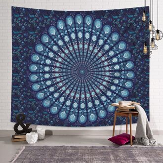 1Pc Tapijt Psychedelische Maan Sterrenhemel Tapestry Bloem Muur Opknoping Kamer Sky Tapijt Dorm Wandtapijten Art Home Decoratie Accessoires