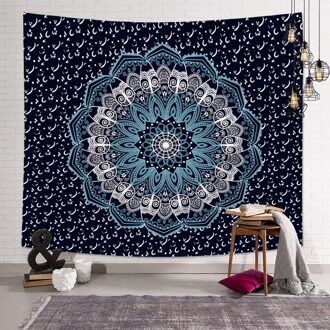 1Pc Tapijt Psychedelische Maan Sterrenhemel Tapestry Bloem Muur Opknoping Kamer Sky Tapijt Dorm Wandtapijten Art Home Decoratie Accessoires