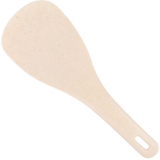 1Pc Tarwe Stro Materiaal Non-stick Rijst Lepel Keuken Gebruiksvoorwerp Rijstkoker Schop Keuken Accessoires beige