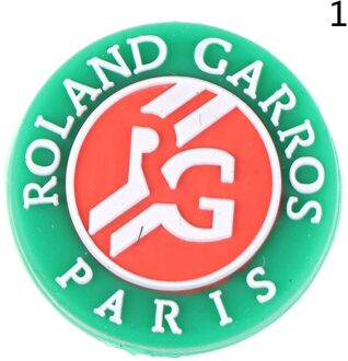 1Pc Tennisracket Dempers Anti-Vibratie Tennisracket Schokdemper Bruin