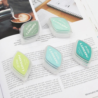 1pc the eye creative mini colourful inkpad planner scrapbooking silicone stamp greeting card making supplies DIY