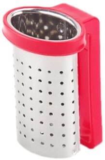 1Pc Thee-ei Theezeefje Rvs Candy Kleur Thee Bag Herbruikbare Theepot Accessoire Infusor De Te Infusor