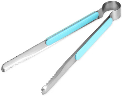 1Pc Thick Stainless Steel Korean style Barbecue Tongs 7.8 inch Food Clip BBQ Tongs Barbecue tools