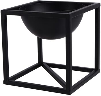 1Pc Thuis Bloemstuk Houder Ijzer Duurzaam Planten Pot Chic Fruitschaal zwart
