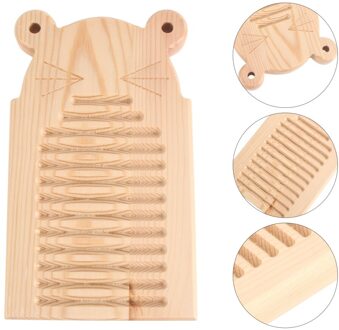 1Pc Thuis Houten Wasbord Praktische Kleding Wasbord Kleding Wassen Tool