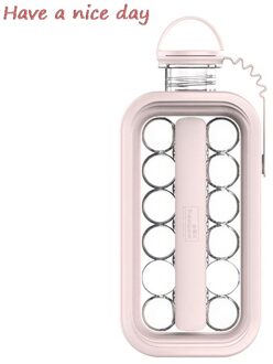 1Pc Thuis Multifunctionele Draagbare Ijs Making Doos Met Deksel Ice Cube Mold Roze