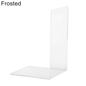 1Pc Transparant Acryl Boekensteun Stand Boekenplank Desktop Decoratieve Opbergrek Opbergrek Frosted