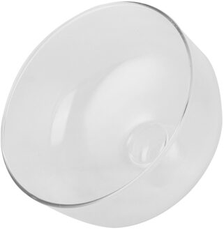 1Pc Transparante Stofdicht Glas Cover Voedsel Taart Cover Duurzaam Voedsel Beschermende Cover (Diameter 18Cm, hoge 14Cm, Pack)