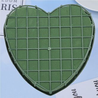 1Pc Trouwauto Bloemen Modder Auto Hoofd Bloem Decoratie Plaat Diy Bloemen Bloemschikken Modder Creatieve Diy Bloem Modder Met zuignap groen 20cm