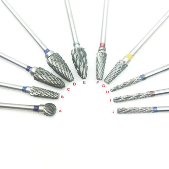 1Pc Tungsten Carbide Cutter Kit Dental Carbide Burs for Remove and Polishing Dentistry Materials 10 Types Optional
