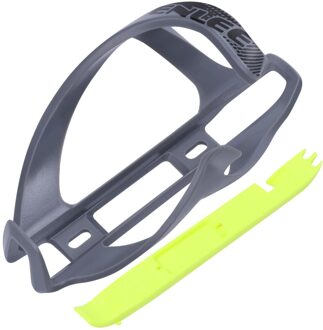 1Pc Twee-In-een Universele Waterfles Houder Band Lepel Set Fiets Fles Cup Organizer Type Reparatie kit (Geel Water Fles Ho grijs