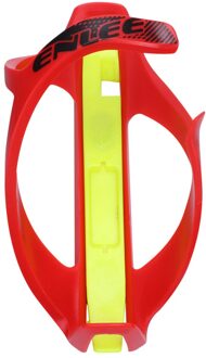 1Pc Twee-In-een Universele Waterfles Houder Band Lepel Set Fiets Fles Cup Organizer Type Reparatie kit (Geel Water Fles Ho rood