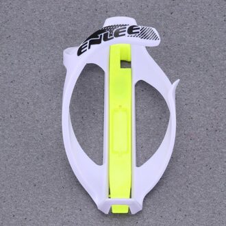 1Pc Twee-In-een Universele Waterfles Houder Band Lepel Set Fiets Fles Cup Organizer Type Reparatie kit (Geel Water Fles Ho wit