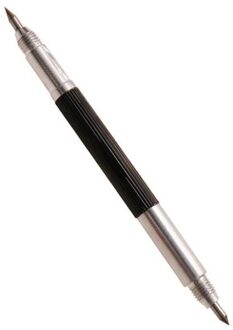 1Pc Tweekoppige Tungsten Steel Tip Kraspen Clip Pen Keramiek Glas Shell Metalen Constructie Markering Graveren Gereedschap