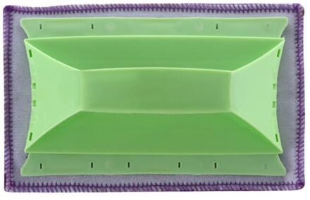 1Pc Uitsparing Groove Reinigingsborstel Venster Deur Kloof Dirty Cleaner Borstel Plastic Cleaning Spleet Schraper Sill S4F2 leger groen