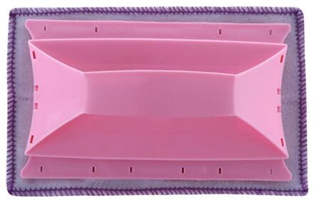 1Pc Uitsparing Groove Reinigingsborstel Venster Deur Kloof Dirty Cleaner Borstel Plastic Cleaning Spleet Schraper Sill S4F2 Roze