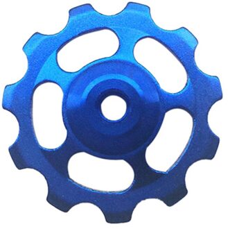 1Pc Ultralight Mtb Fiets Derailleur 11T Aluminium Bike Bearing Neuswiel Achterderailleur Outdoor Fiets Onderdelen blauw