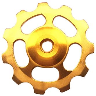 1Pc Ultralight Mtb Fiets Derailleur 11T Aluminium Bike Bearing Neuswiel Achterderailleur Outdoor Fiets Onderdelen goud